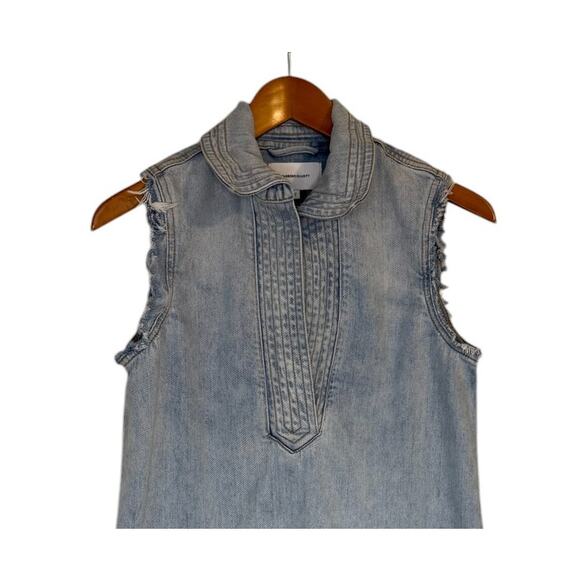 Current Elliot Denim Dress Women 0 X Small Blue Western Preppy Casual Festival - Picture 2 of 7